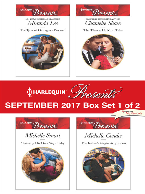 Title details for Harlequin Presents September 2017, Box Set 1 of 2 by Miranda Lee - Available